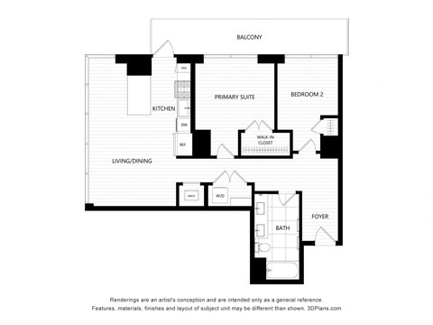 a floor plan of a bedroom floor plan with a bedroom and a bathroom